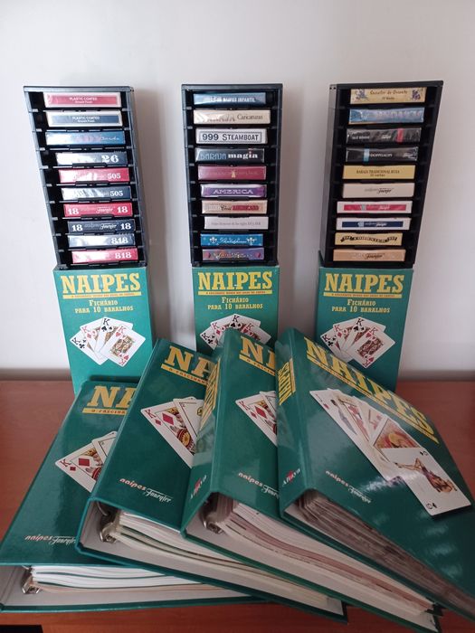 Coleção completa "NAIPES - O fascinante Mundo dos Jogos de Cartas"