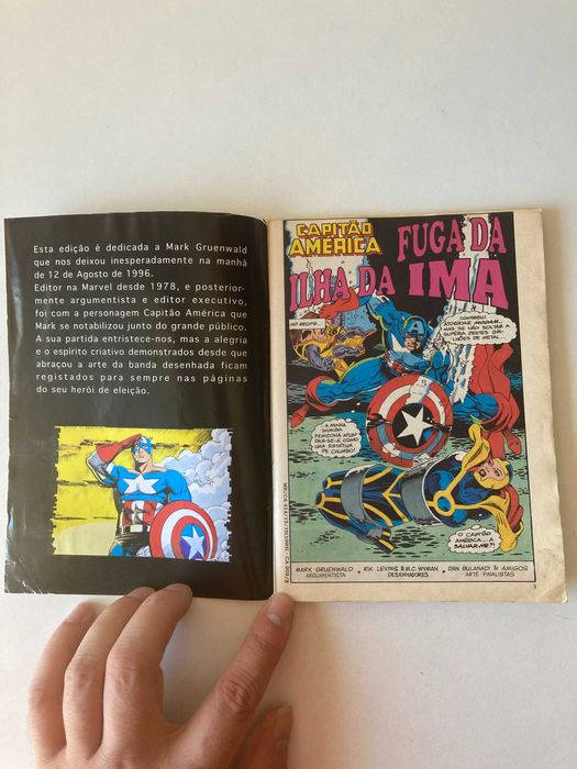 Capitão América Nº9 Na terra Selvagem! - HQ Banda desenhada PT/PT