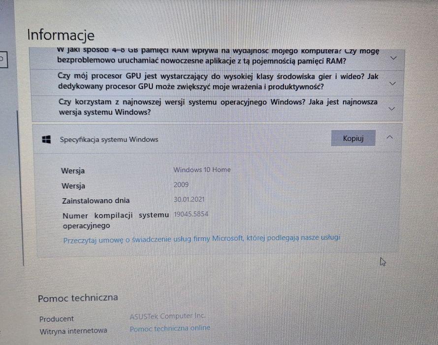 Laptop Asus R540S Windows 10, MS Office 2021, SSD 477 GB