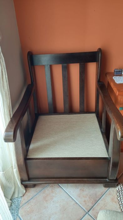 Sofá + Poltrona wengue