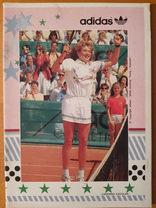 Cadernos antigos Adidas - anos 80