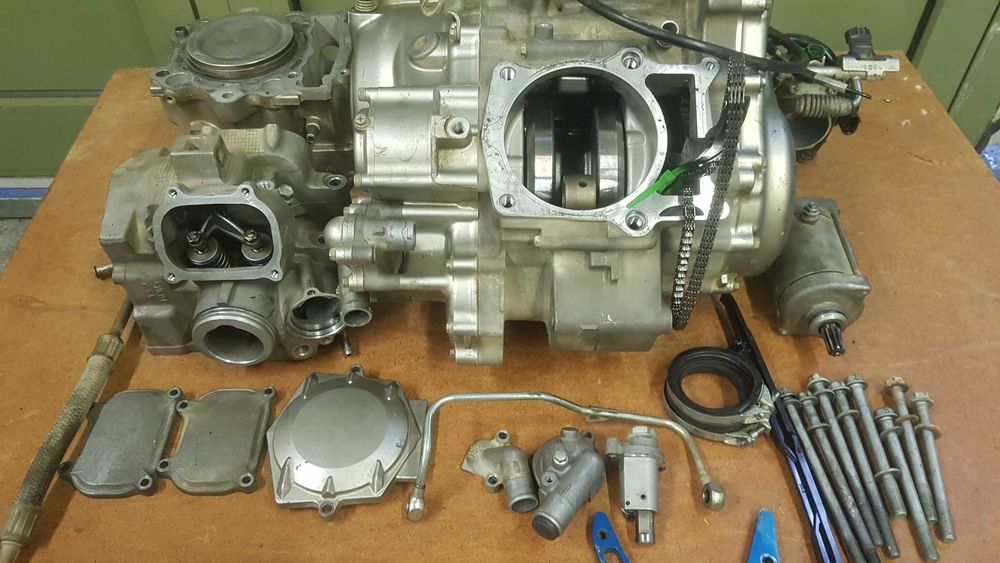 yamaha raptor 700 kartery skrzynia wal kosz glowica modul wtrysk insta