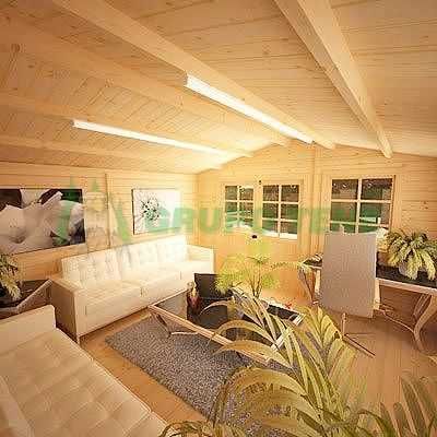 CASA PRÉ-FABRICADA ENZO D 25m² | 5x5m | CHÃO INCLUÍDO