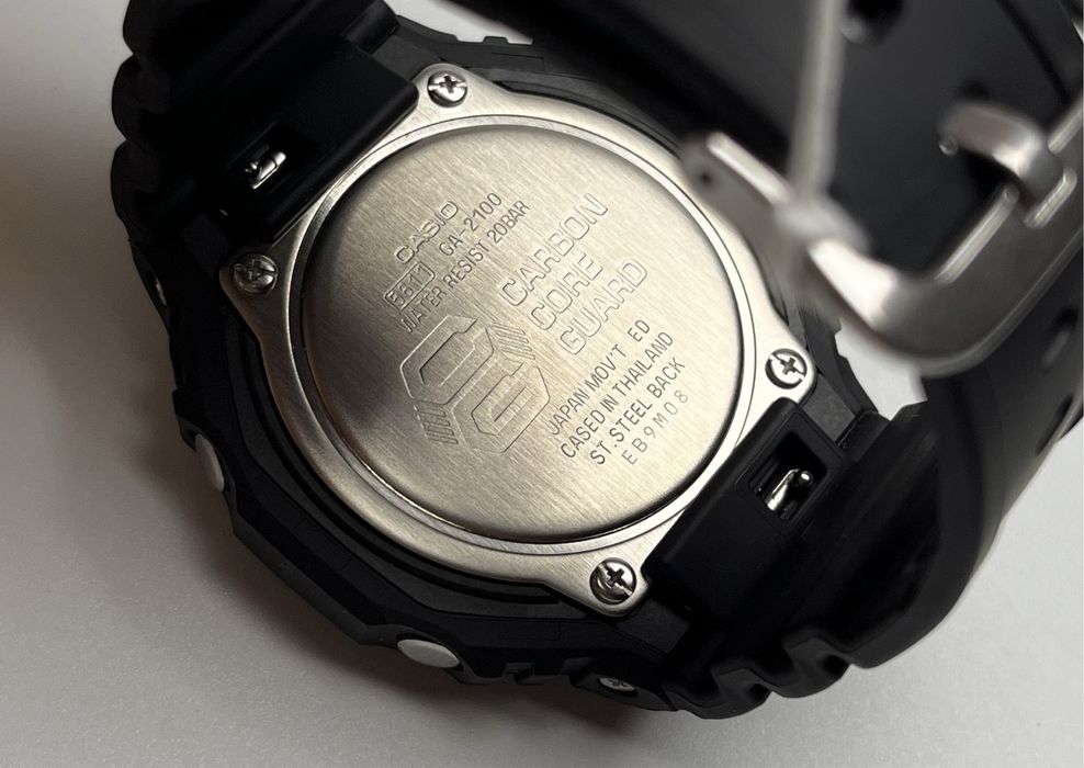 Casio ga-2100-1adr, тактичний годинник касіо, протиударний годинник