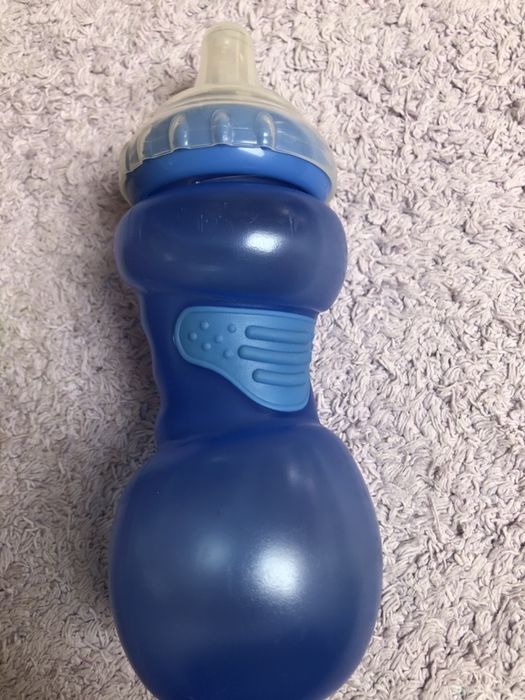 Bidon Butelka Nuby Lovi kubek 360 niekapek miseczka składana zestaw