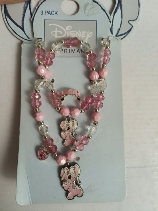 Conjunto Stitch rosa