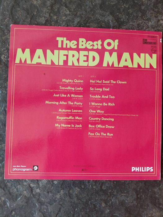 The Best Of Manfred Mann  Winyl