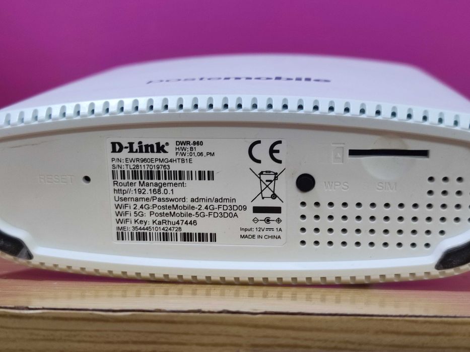300mbps 4G+ Router D-Link DWR-960 Cat.7 Roteador SIM AC1200