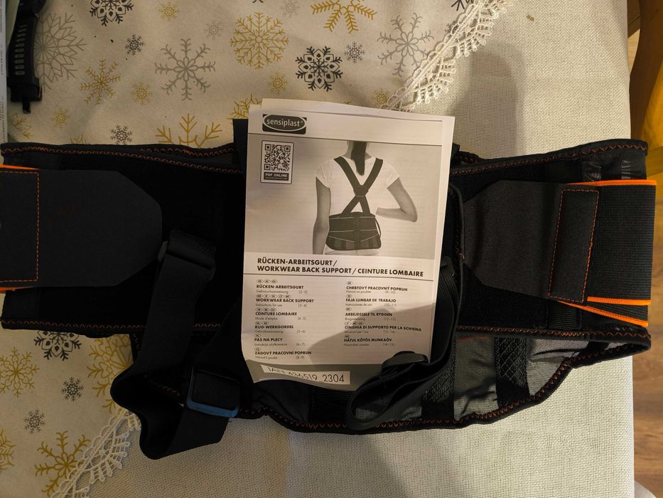 Pas na plecy nowy L-XL