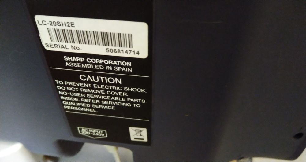 LCD SHARP 20 led