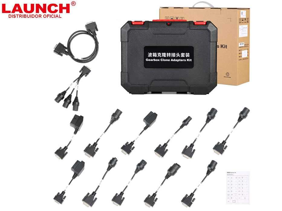 Launch KIT Adpatadores Centralinas Caixas Velocidades TCU ECU (NOVO)
