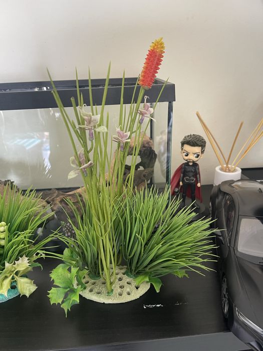 Plantas artificiais para aquario
