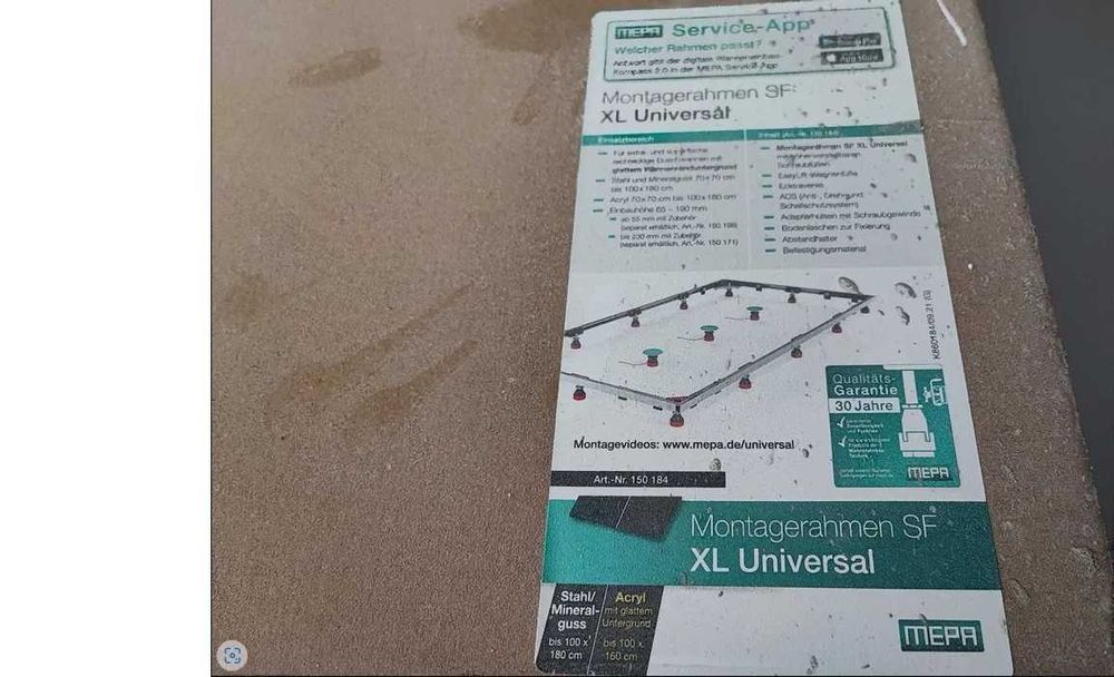 Rama montażowa dla brodzika