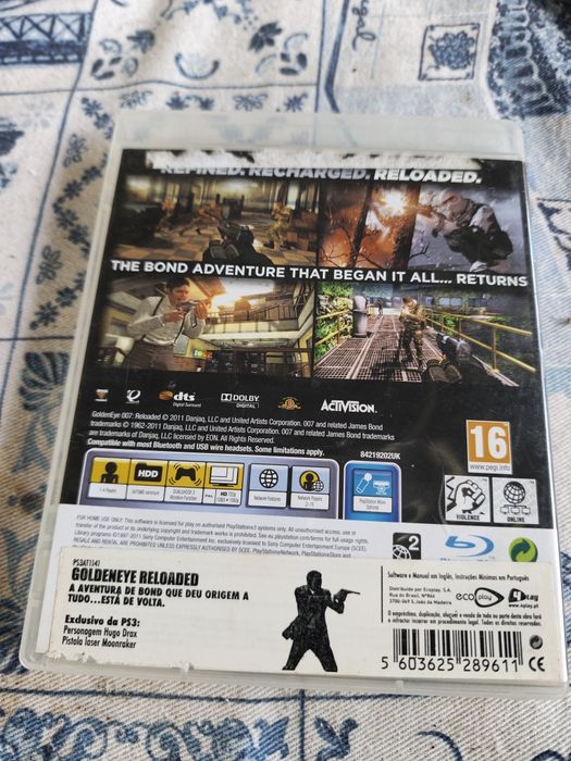 Jogo PlayStation station 3 pp7 gokdeneye reloaded