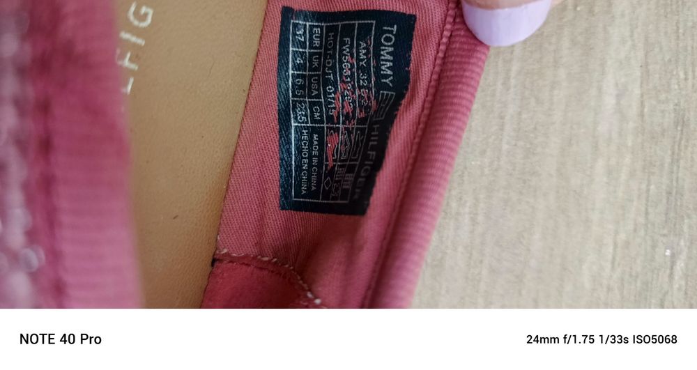 Baleriny damskie Tommy Hilfiger 37