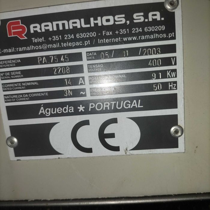 Forno de padaria, estufa e arca frigorífica de conservação