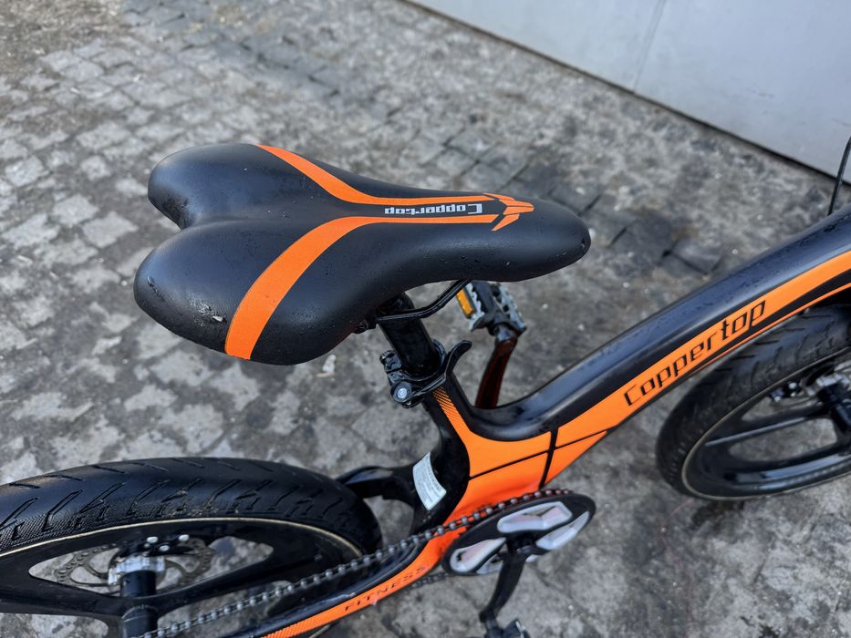 Велосипед Coppertop Fitness 20" Чорний магнієва рама