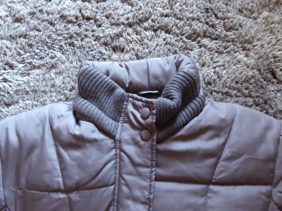 Kurtka dziewczęca DAMSKA DŁUGA płaszcz zimowy KAPTUR 172 cm