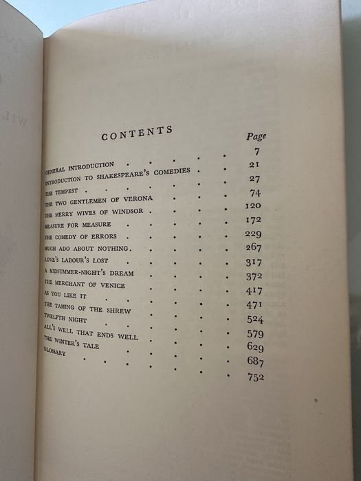 Livro antigo - edicao shakespeare volume I - capa dura