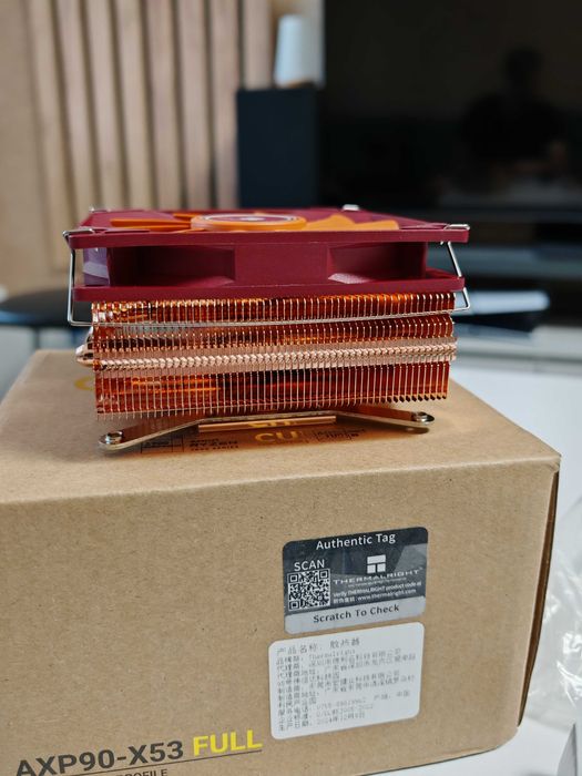 Thermalright AXP90 X53 Full Copper, Low Profile ITX Cooler, 92mm, Медь