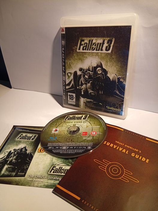 PS3 - Fallout 3 PS3 Wydanie Premierowe + Oficjalny Poradnik Płyta Bez Rys
