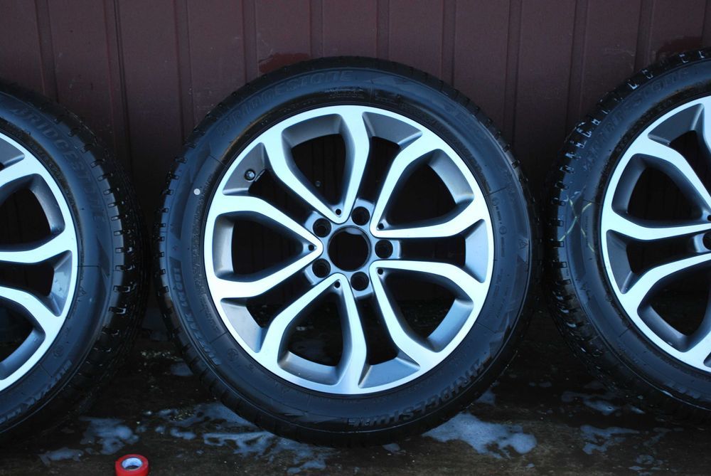 Koła 225 50 R17 5x112 Alufelgi + opony zima Mercedes C E TPMS ET48,5