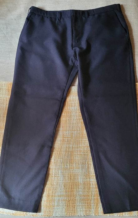 Calça clássica azul escuro