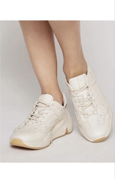 кросівки ecco chunky sneaker шкіряні