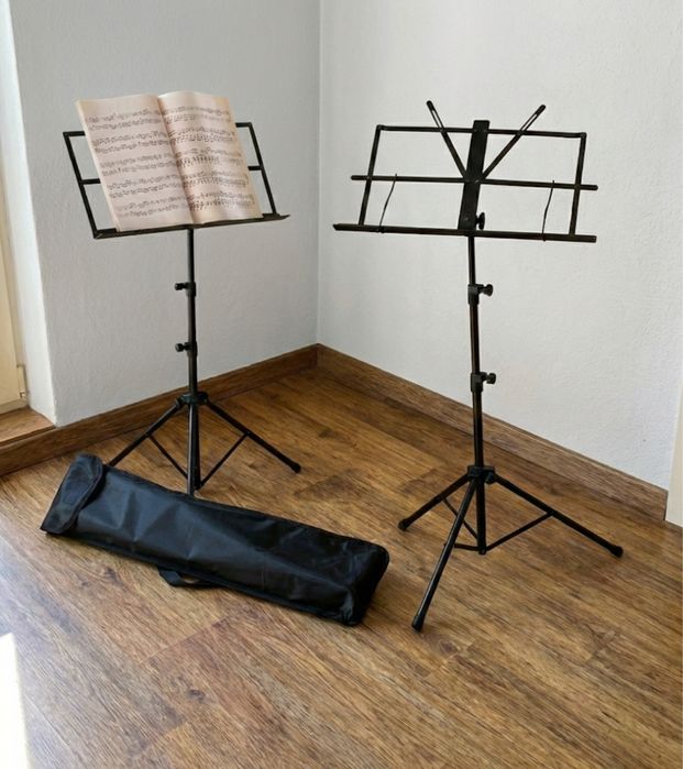 Stojak na Nuty Pulpit Statyw Regulowany Składany + Pokrowiec Gratis