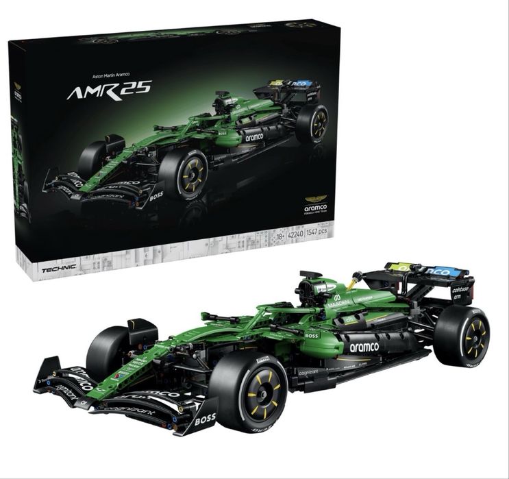 Автомобіль LEGO® Technic «Формули-1» Aston Martin Aramco AMR25 (42240)