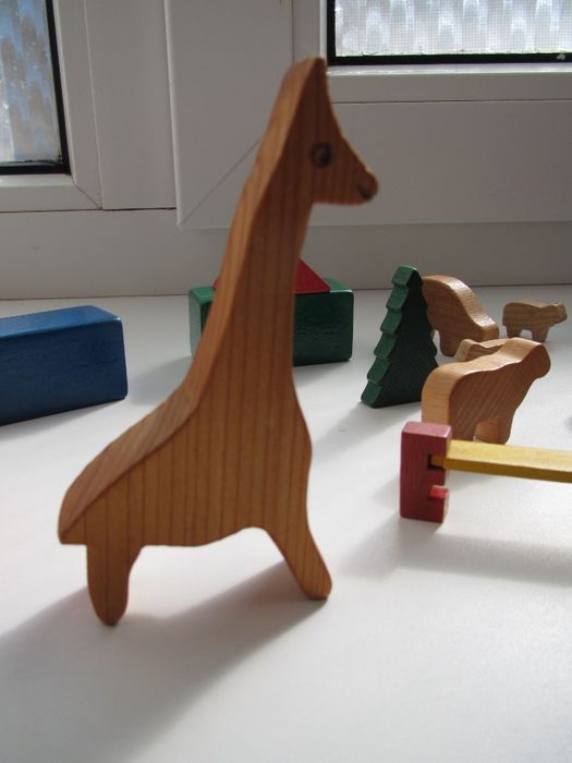 БУ немецкий деревянный конструктор на 34 детали