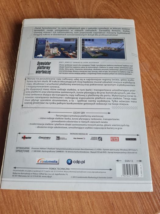 Symulator platformy wiertniczej -gra