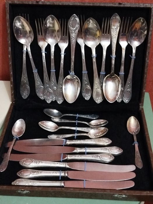 Мельхіоровий набір 24 предмета