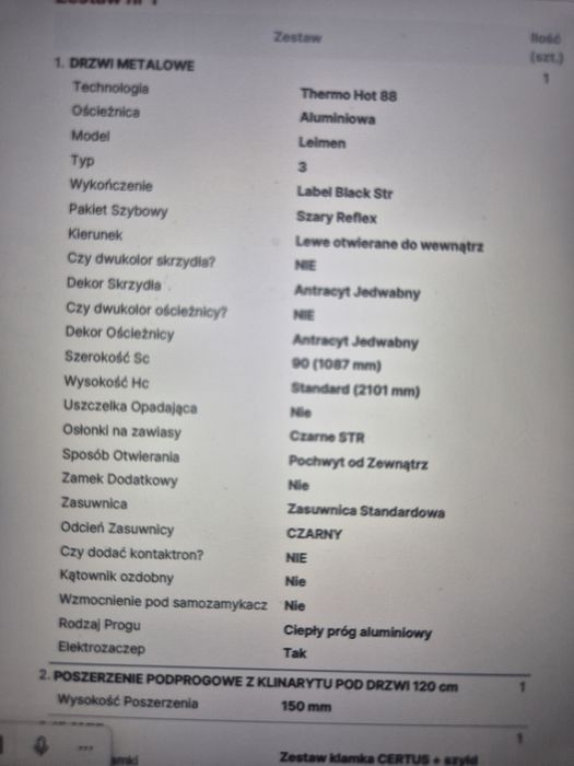 Drzwi erkado Thermo Hot 88 super ciepłe OKAZJA