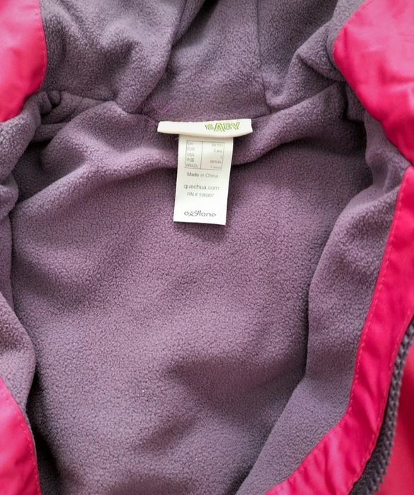 Blusão menina 3 anos Quechua