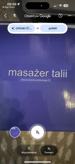 Elektryczny masazer plecow