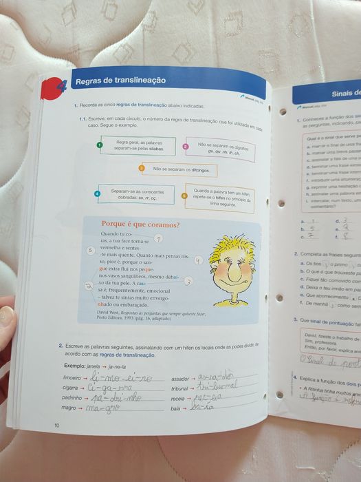 Livro aberto português 5.ano caderno de atividades QUASE NOVO