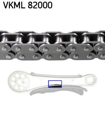 Kit de distribuição Opel e Fiat 1.3 Cdti Multijet SKF VKML82000