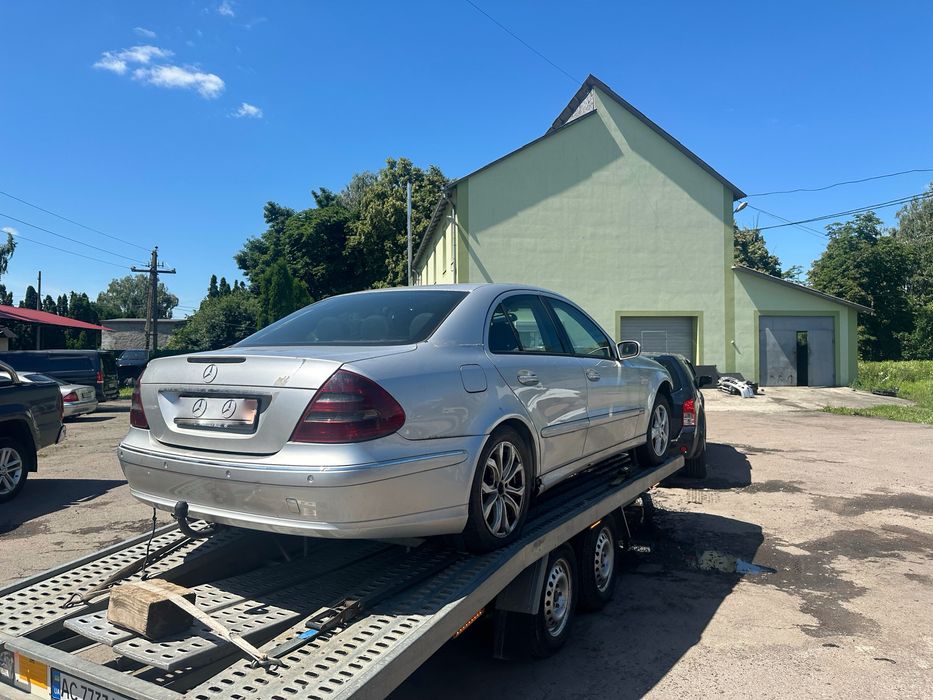 W211 mercedes капот фари бампер замок тнвд турбіна крило e class