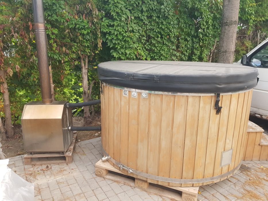 Balia ogrodowa jaccuzi ruska bania używana sporadycznie