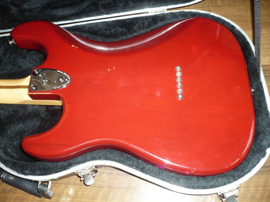 body korpus deska ash fender stratocaster 1979 cbs wine red