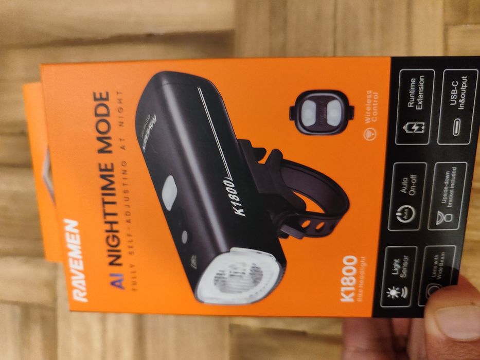 Ravemen K1800 luz bicicleta