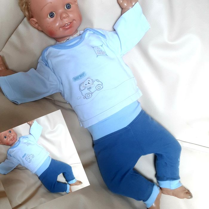 Zestaw roz 56/62 20 sztuk mega paka komplet dla chłopca wyprawka dres