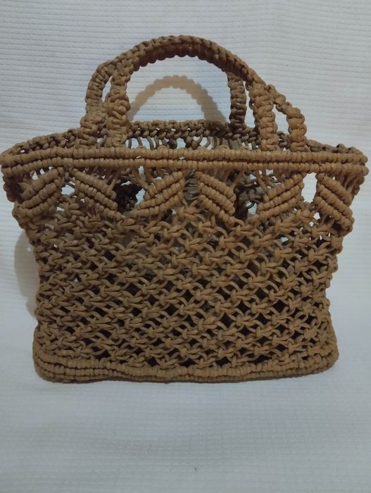 Сумка плетёная Макроме