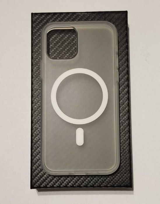 Apple iPhone 12/12 Pro Clear Case z MagSafe białe etui na telefon