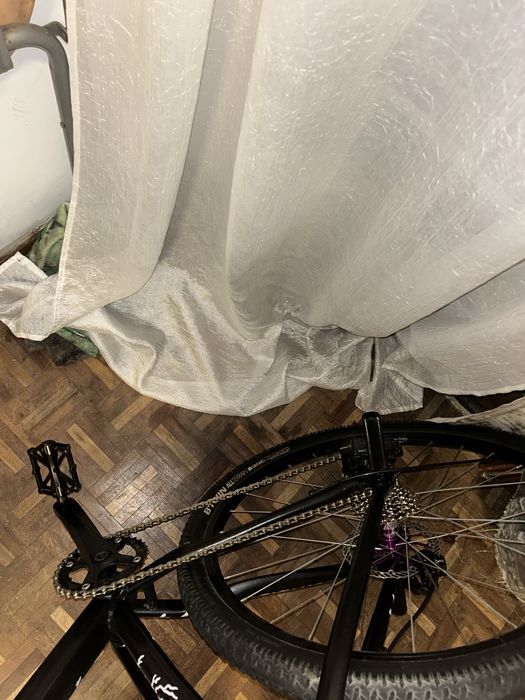 Bicicleta com peças novas