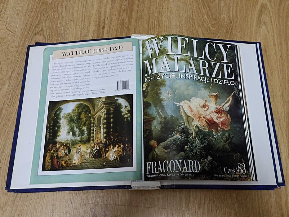 Wielcy malarze wybrane zeszyty + 4 segregatory