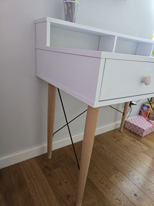 Biurko dziecięce białe matowe Lov.wood