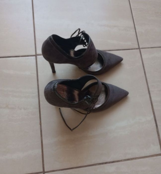 Туфли Attizare лодочки замшевые на шпильке р.38