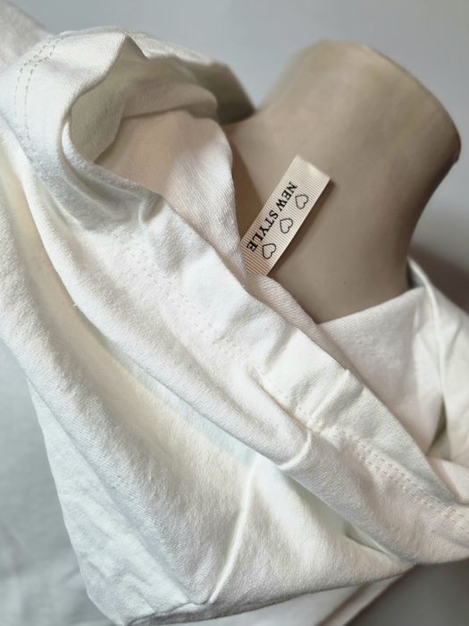 Biała Bluza Włoska Kaptur More Professional M-XL